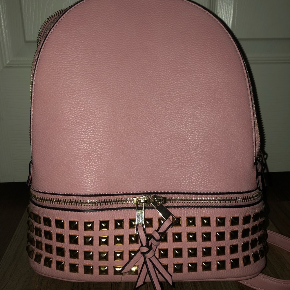 pink backpack w rhinestones